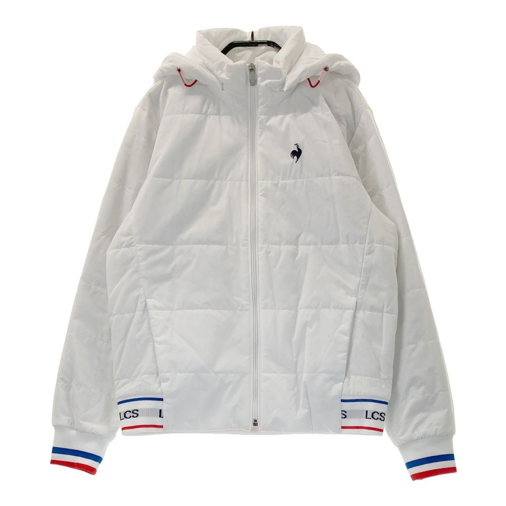 サイズ：M LE COQ GOLF ルコックゴルフ 2WAY 中綿ジャケット ホワイト