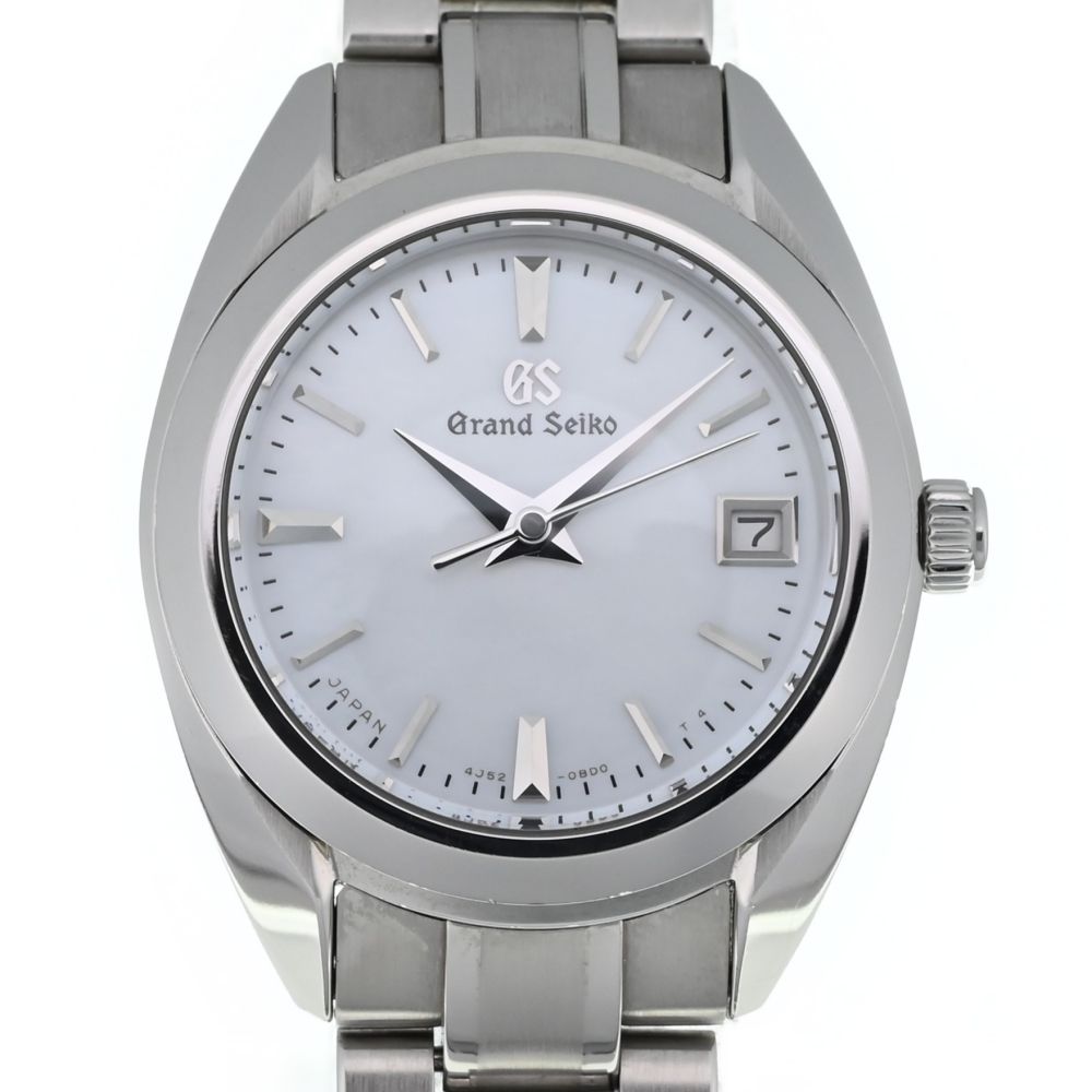 セイコー SEIKO 4J52-0AC0 グランドセイコー デイト クォーツ レディース良品箱付き P#135183