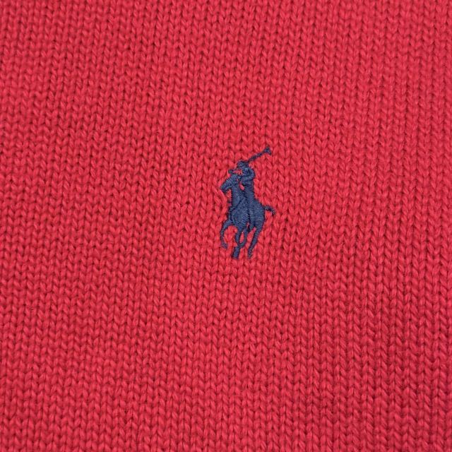 ラルフローレン ハーフボタンニット