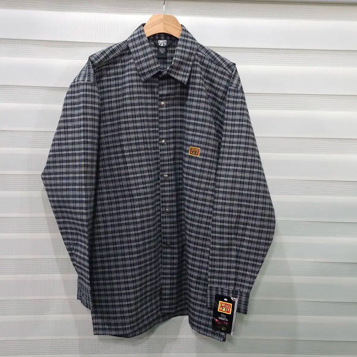 未使用商品 COUNTY FB オーバーサイズ チェックシャツ- XL