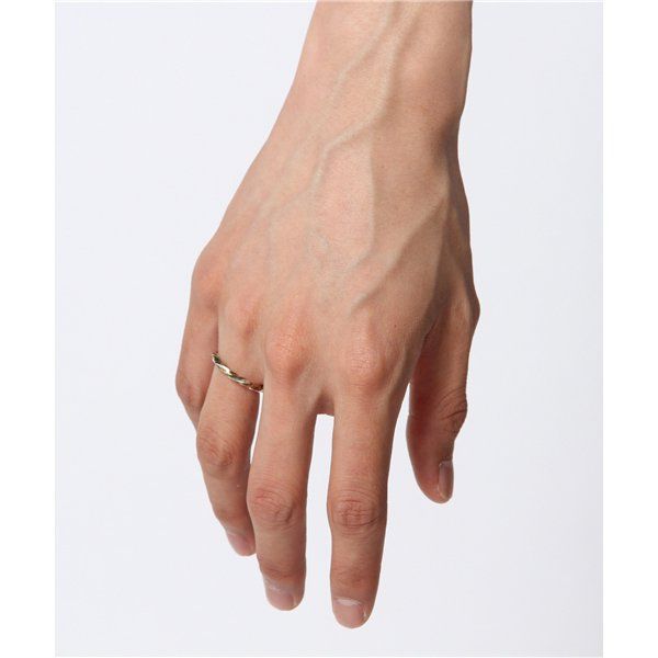 VIVIFY Silver x Brass Spiral Ring 23号 - メルカリ
