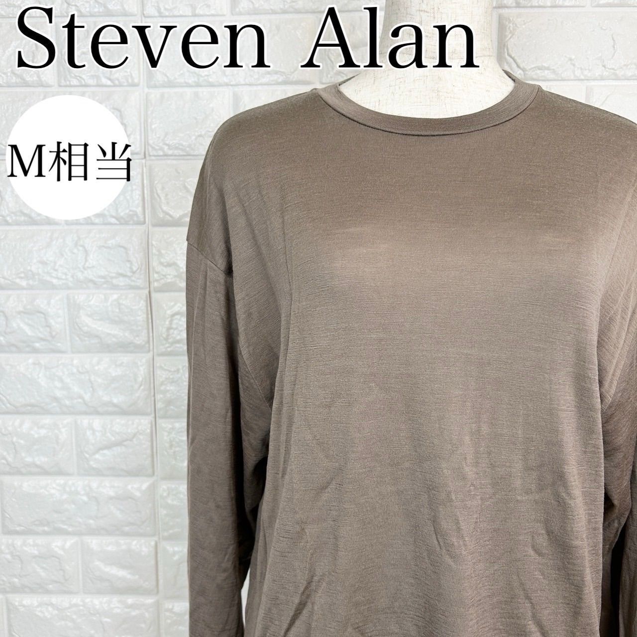 Steven Alan スティーブンアラン S ブラウン ロングスリーブTシャツ 