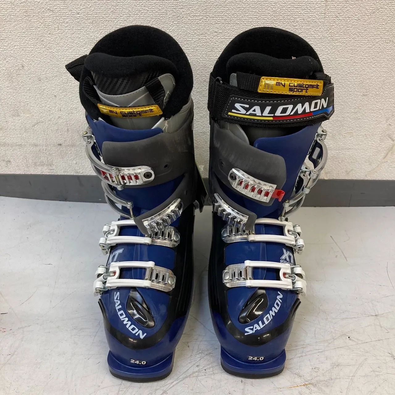 IK081-0000 SALOMON サロモンスキーブーツ 青 FALCONCS XT 24cm 287mm 24-24.5 my Perfect  fit - メルカリ