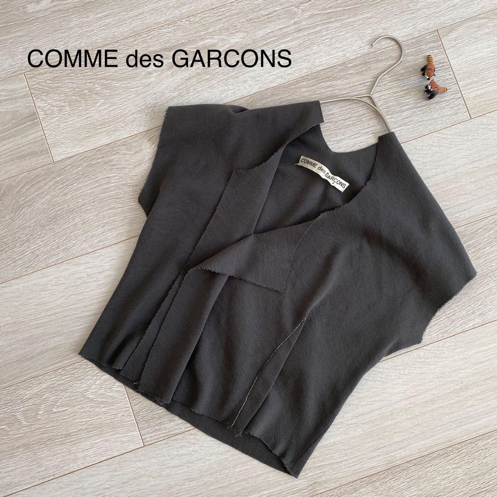 COMME des GARCONS コムデギャルソン 変形ニット ブラウン レディース