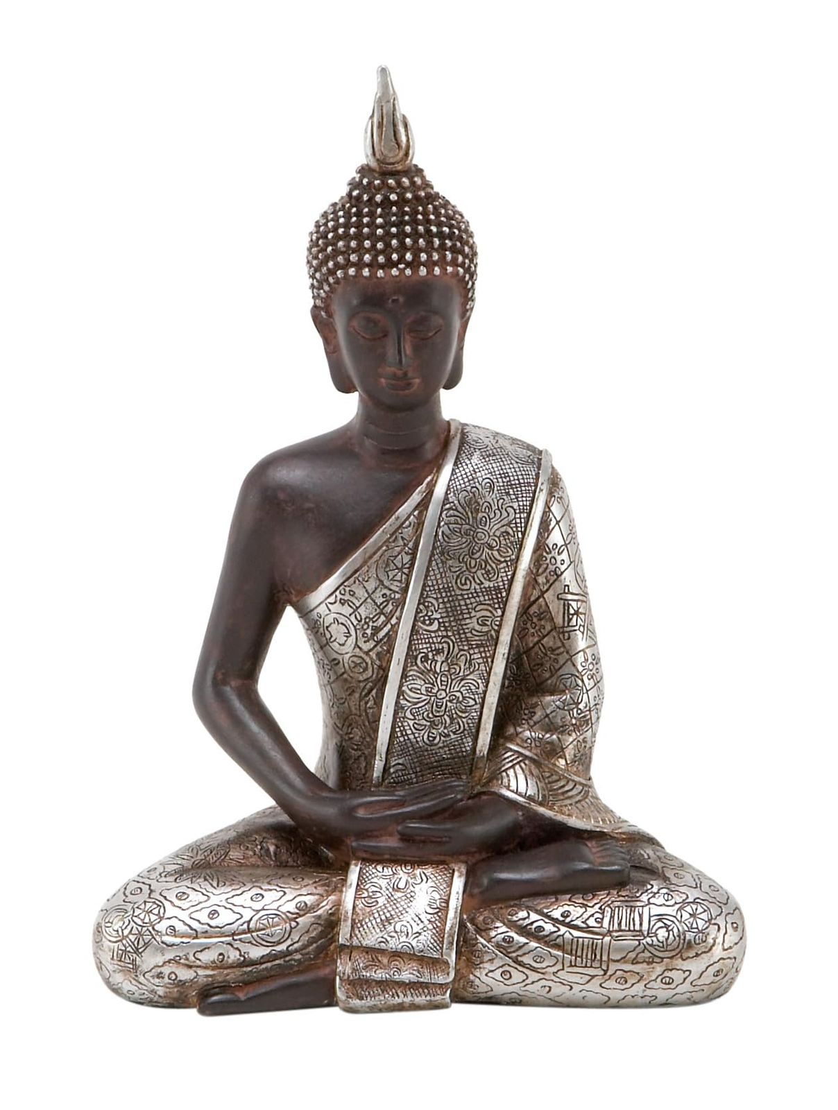 Deco 79 Thai Buddha Meditating Peace Harmony Statue， 8H by Deco 79 