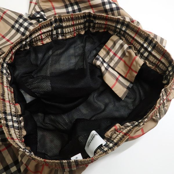 新品 バーバリー ノバチェック スイムパンツ 140cm10Y ハーフパンツ BURBERRY スイムショーツ 8010219 ハーフパンツ Mサイズ 水着
