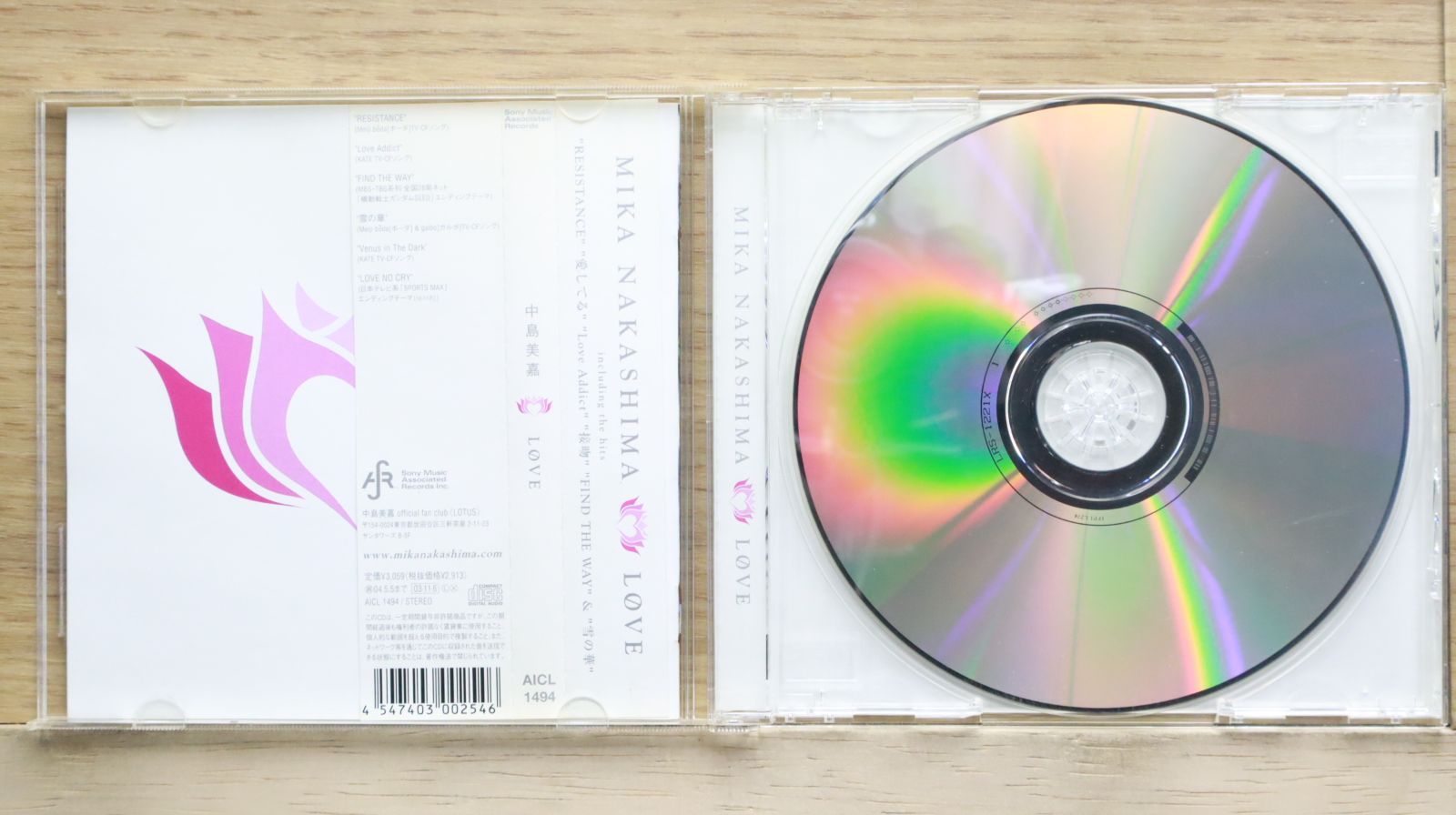国内盤CD☆中島美嘉/Mika Nakashima□ LOVE 【AICL1494/4547403002546
