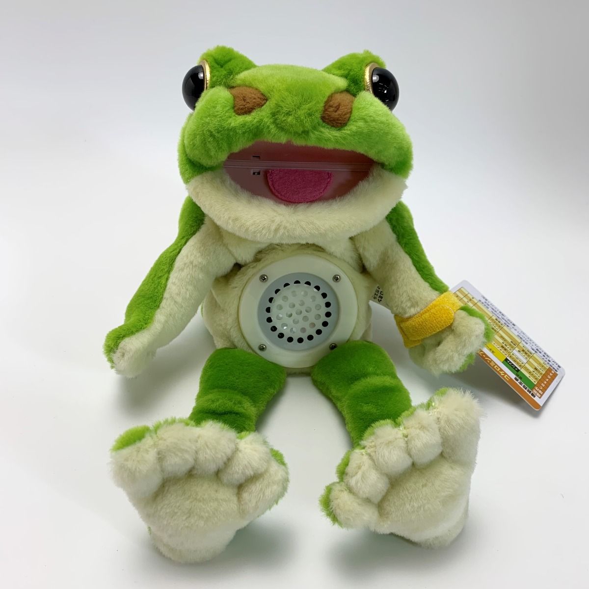 コケロミン　アマガエル　PM101KAM　ぬいぐるみパペット　電子楽器　動作OK コケロミン アマガエル PM101KAM ぬいぐるみパペット 電子楽器