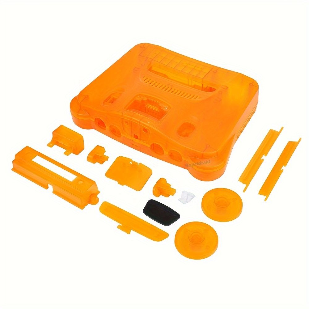 レトロゲーム用ボタン＆ドライバーセット付き透明ハウジング