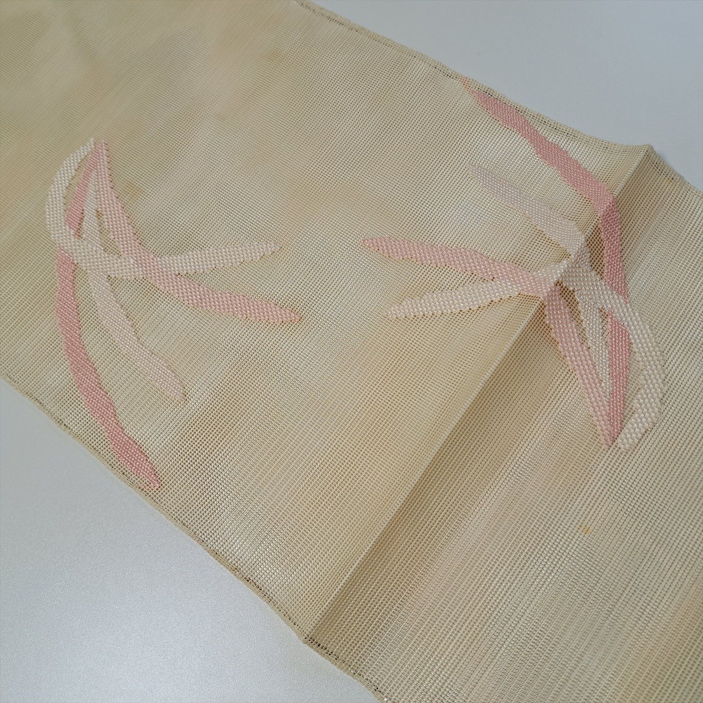 最終価格！】西陣まいづる謹製・三重紗 夏帯 洒落袋帯 紗絽 正絹