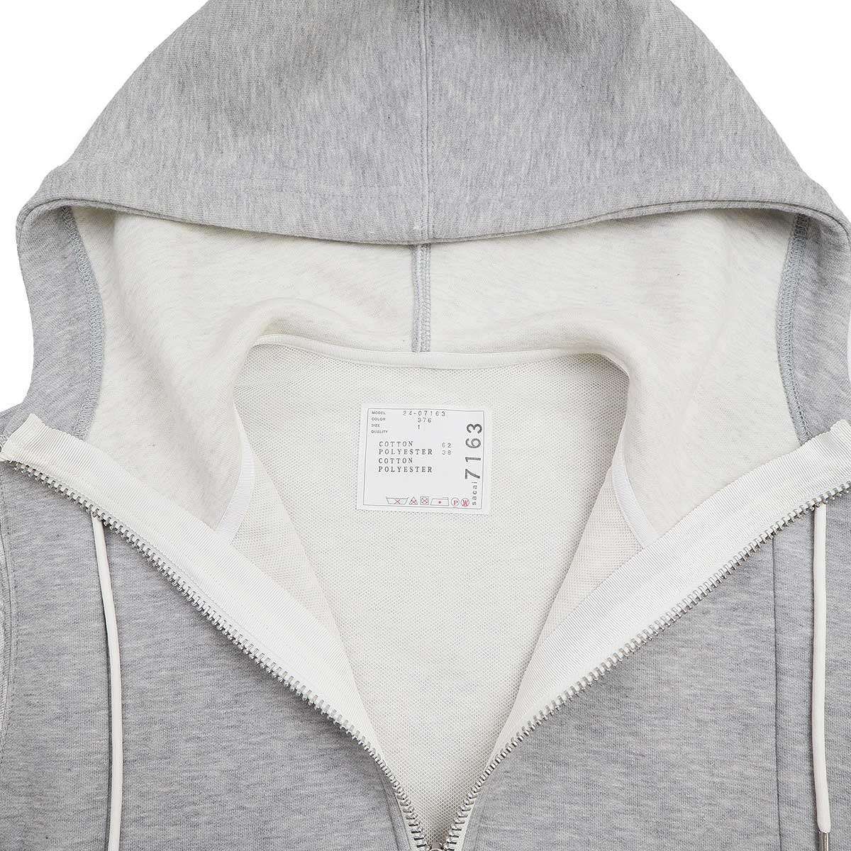 sacai サカイ 24SS Sponge Sweat Hoodie スポンジスウェットパーカー 