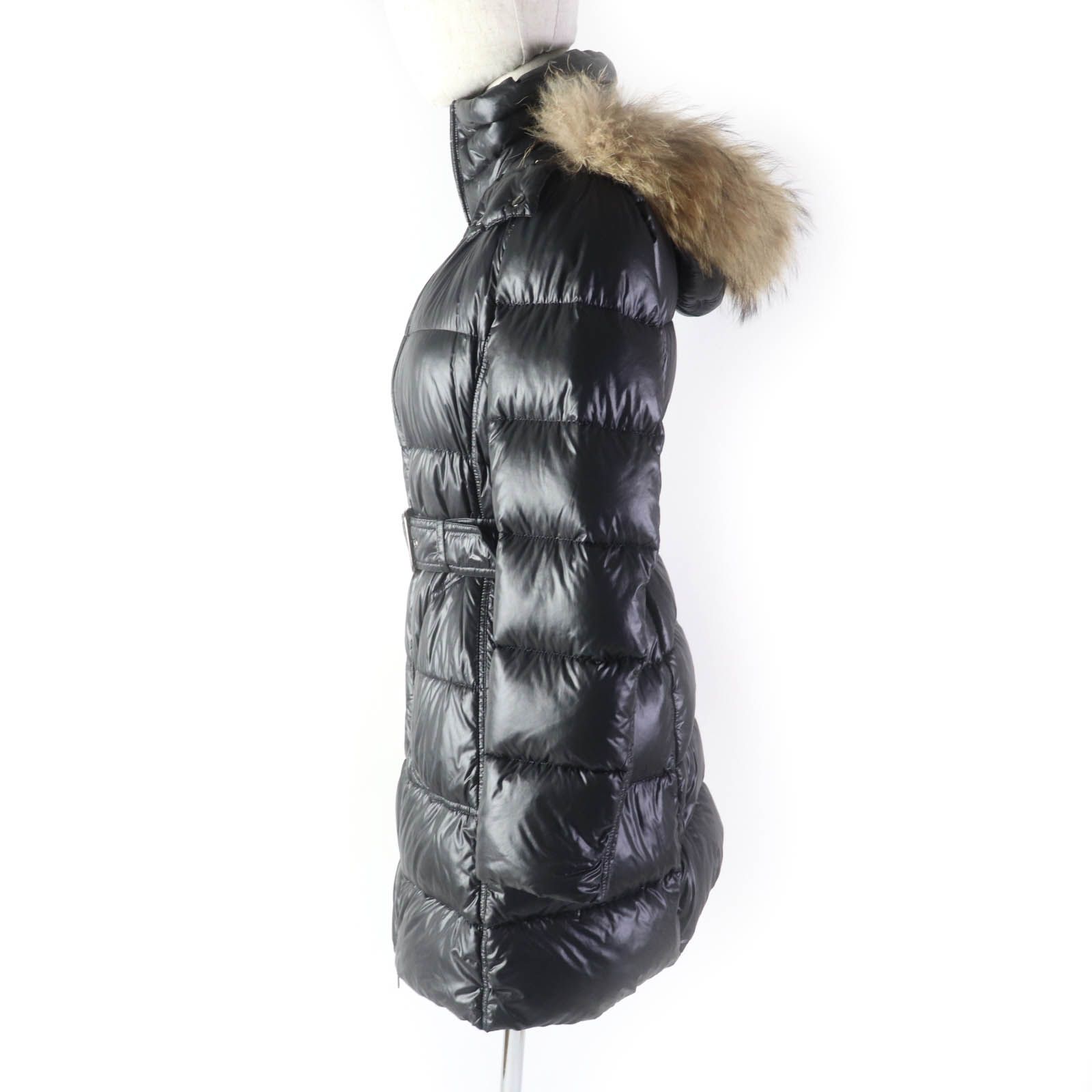 美品】バーバリーロンドン 中綿コート ノバチェック ファー取外し可能