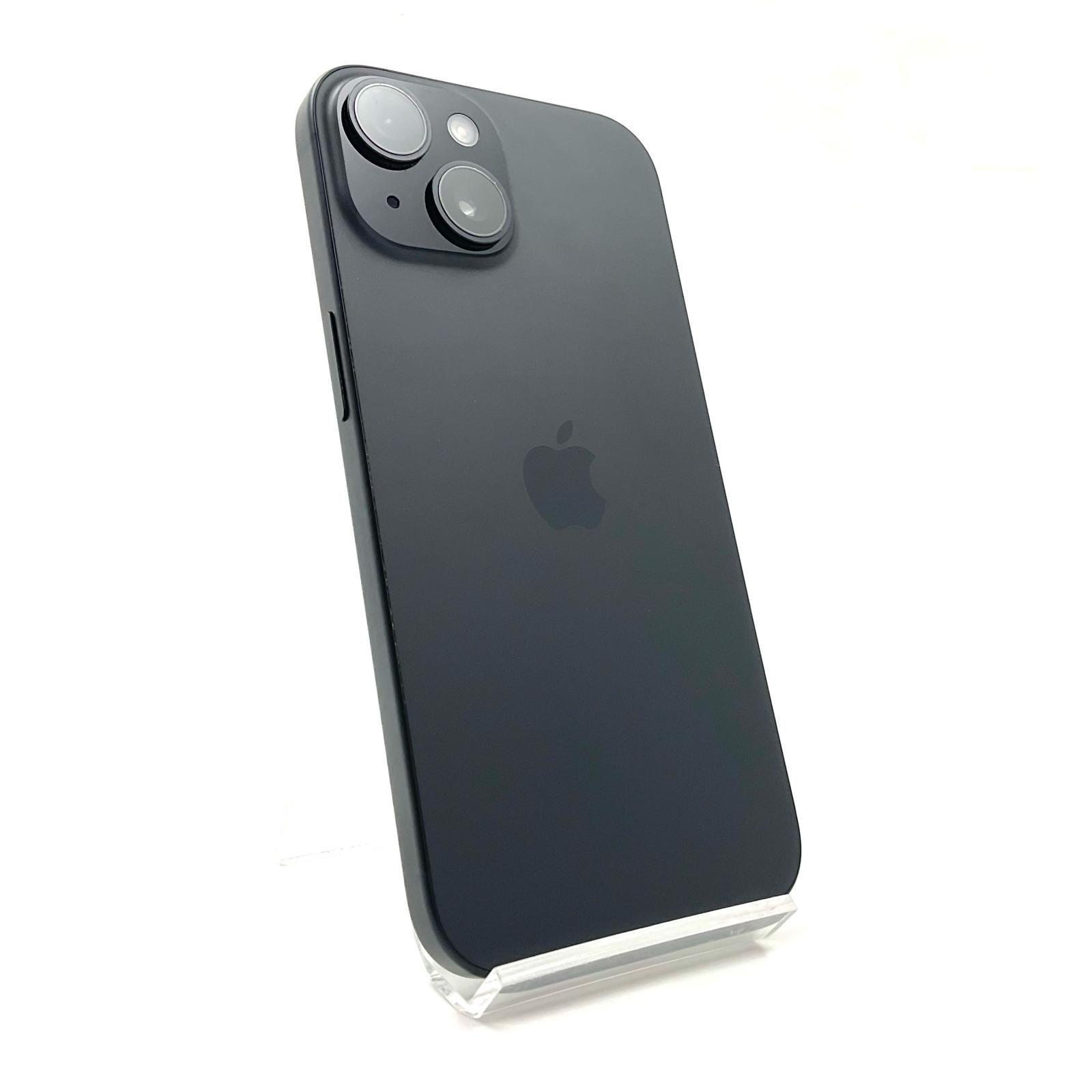 iPhone 15 128GB ブラック au 動作 済 90% 全額返金保証 最速発送