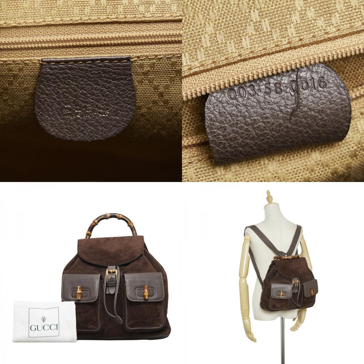 最新作新品】 Gucci - グッチ バンブー レディース・バックパック