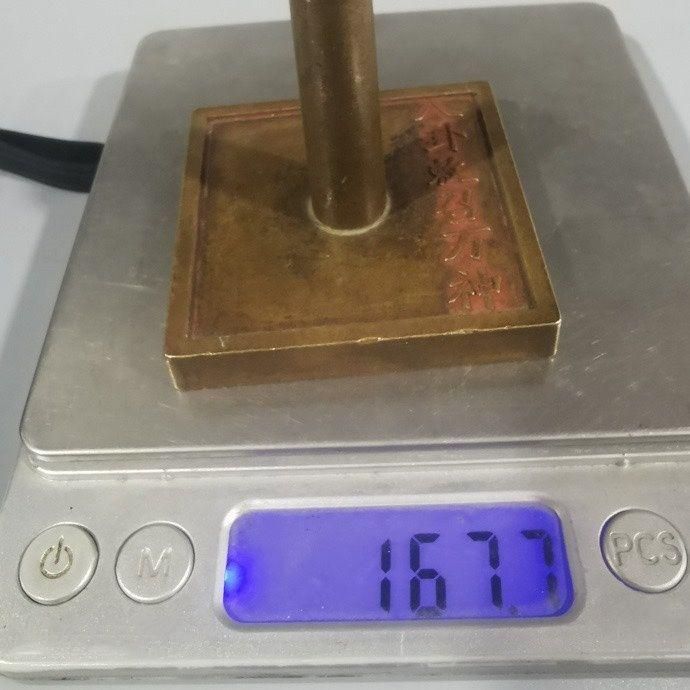 銅製 道家法器 朱砂印 八卦道経師宝印 辟邪 開運 風水 招財 置物