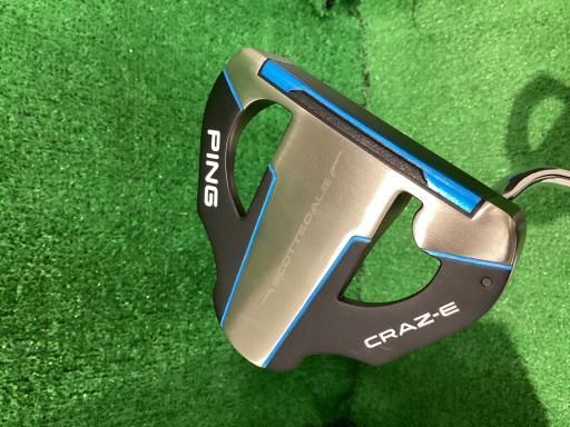 【中古】 ピン Scottsdale CRAZ-E CB(2025) 38インチ パター PT スチール (フレックスその他) メンズ 男性用 右利き 右用 Cランク ゴルフクラブ