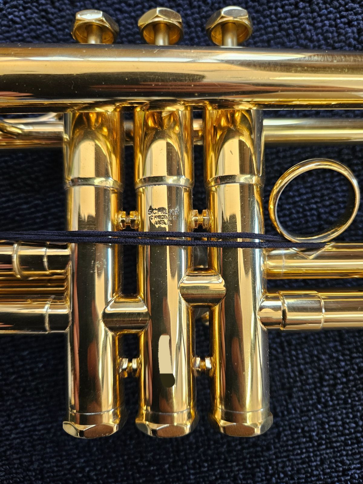 値下げ【中古】Schilke シルキー B♭トランペット S32 GP 金メッキ 