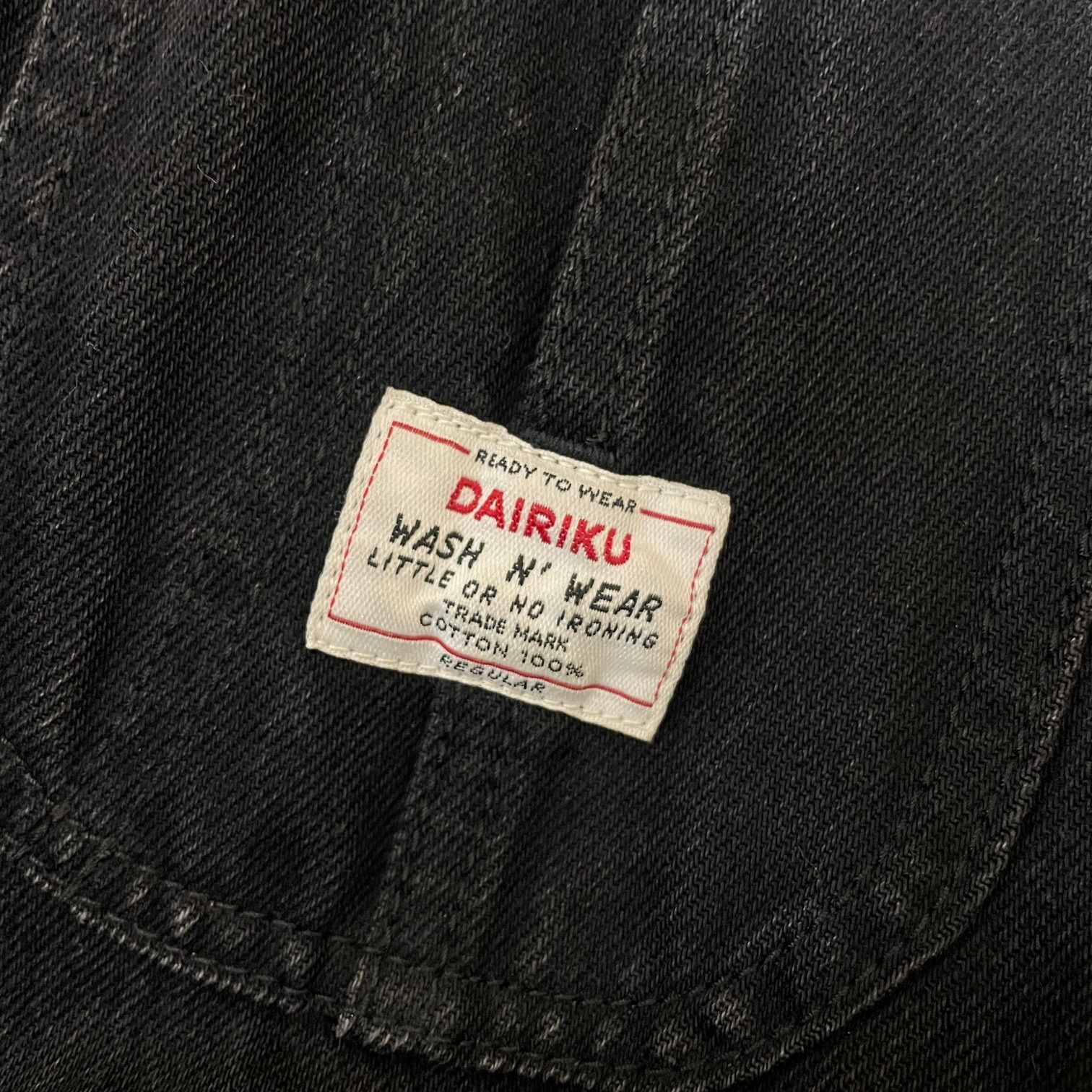 DAIRIKU 18AW ”WASH N 