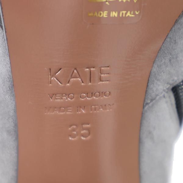 未使用 ケイト イタリア製 ブーティ 35 グレー系 KATE レディース   【230422】