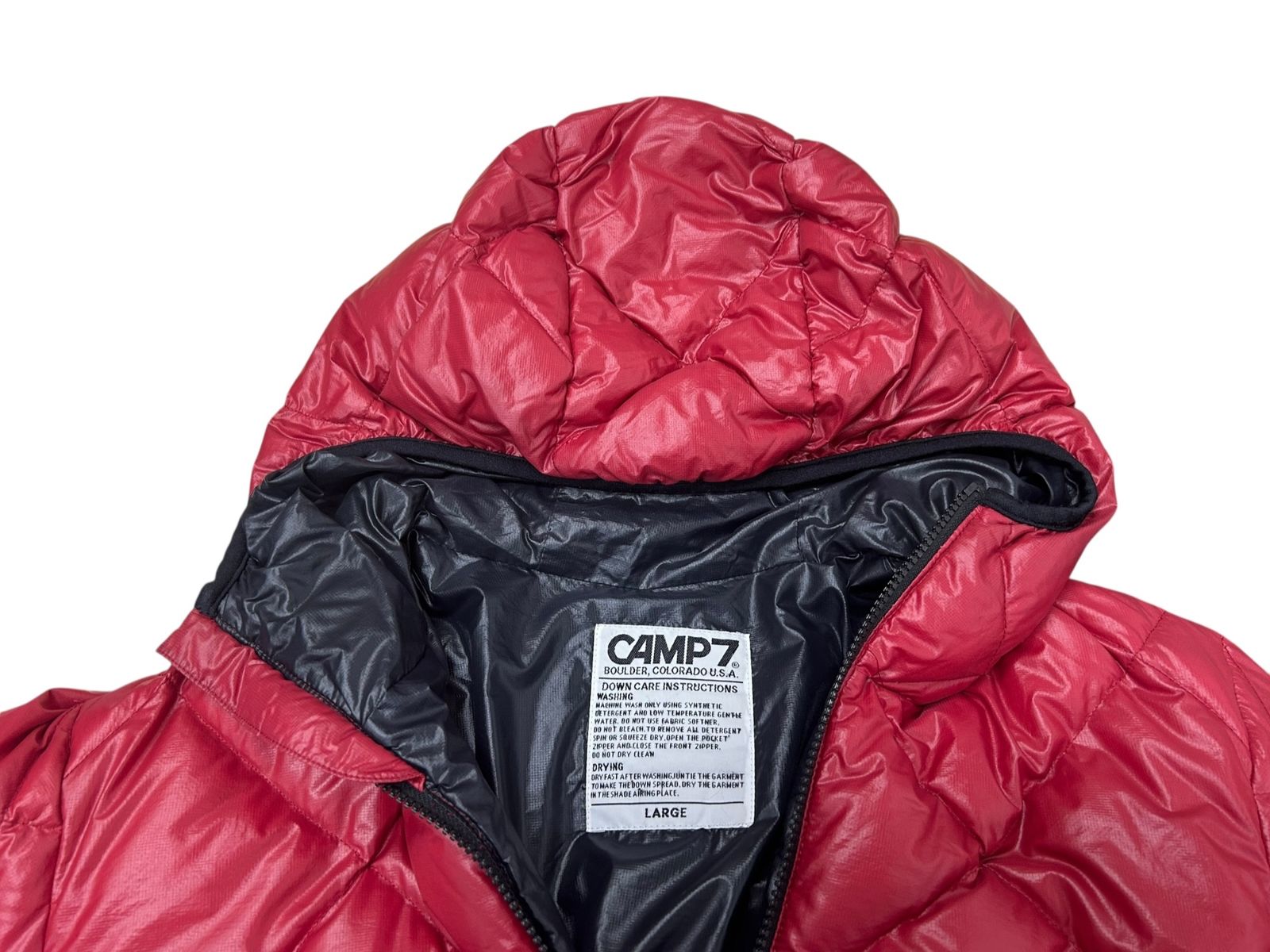 CAMP7 (キャンプセブン) ダウンジャケット CP-3216006 L レッド