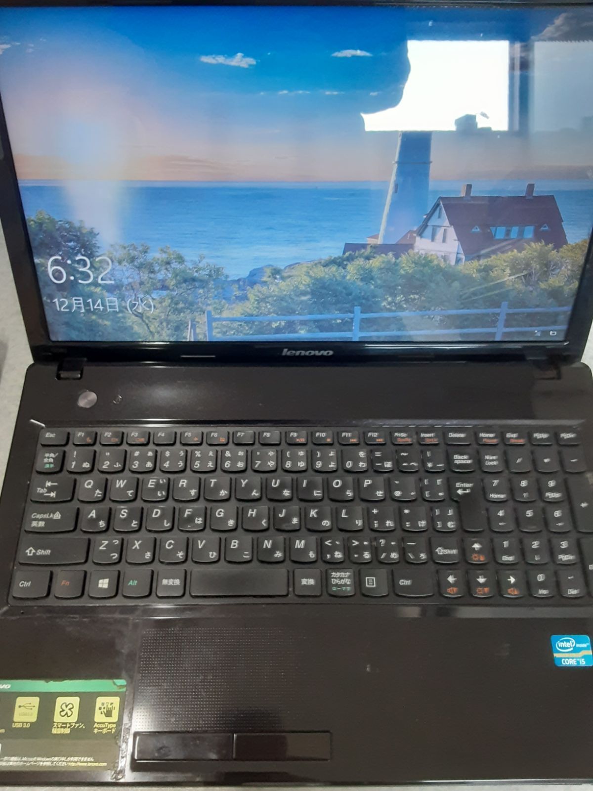 Lenovo G580 2689 ノートパソコン　ブラック