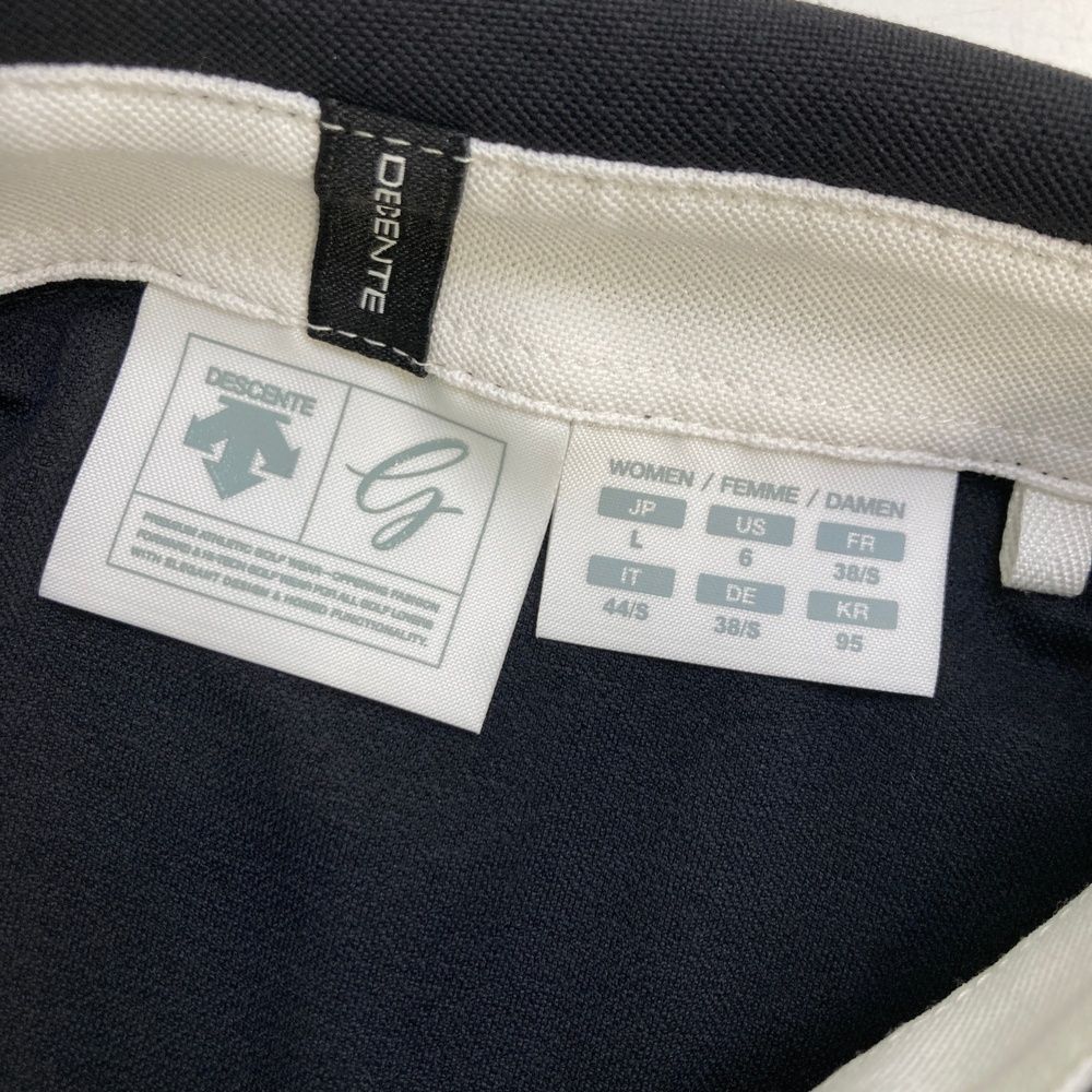 【未使用】descente ゴルフウェア ホワイト/ブルー　サイズL DESCENTE ゴルフ レディースジャケット L未使用品 - メルカリ