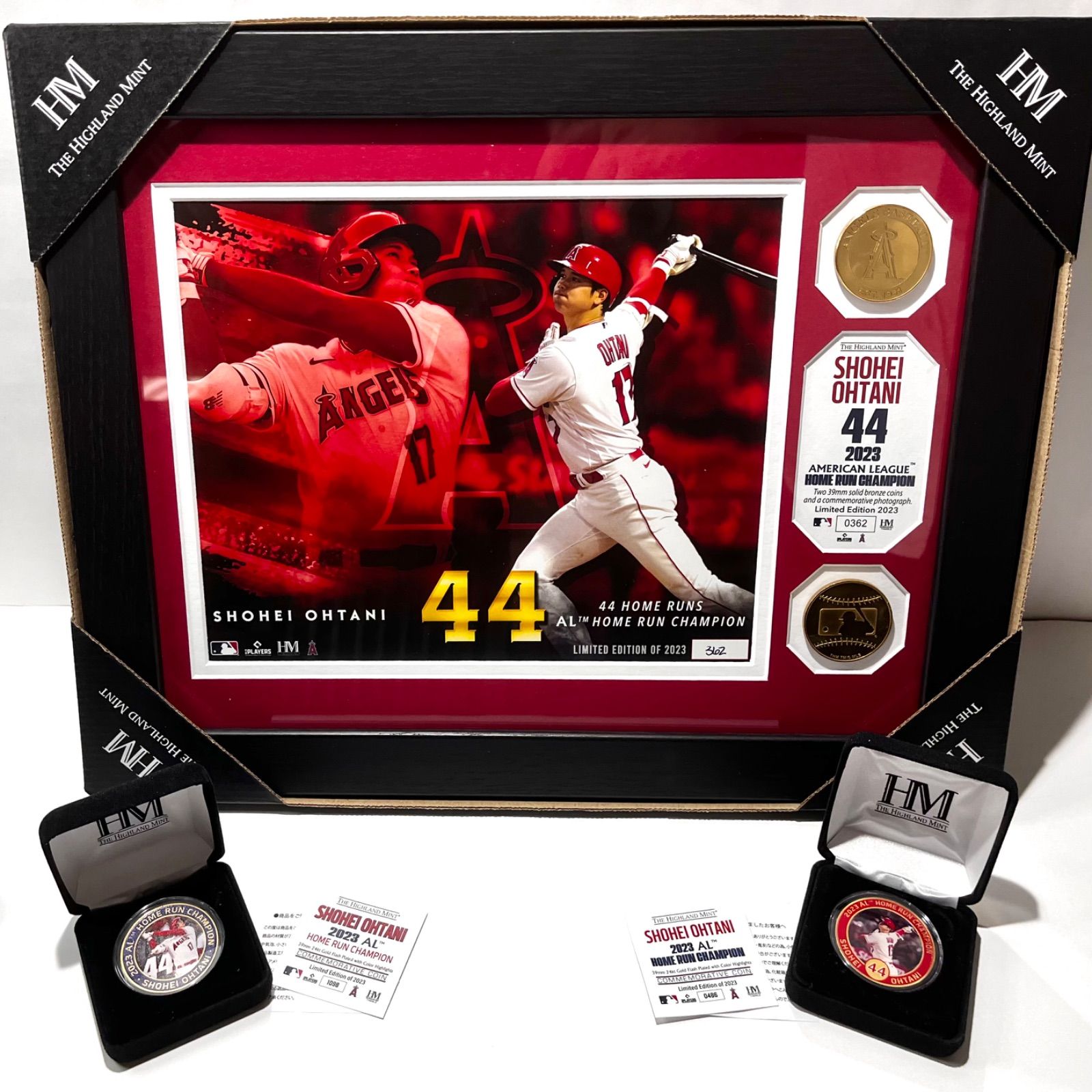 激レア】大谷翔平3点セット 2023 ホームラン王フォトミント 記念コイン