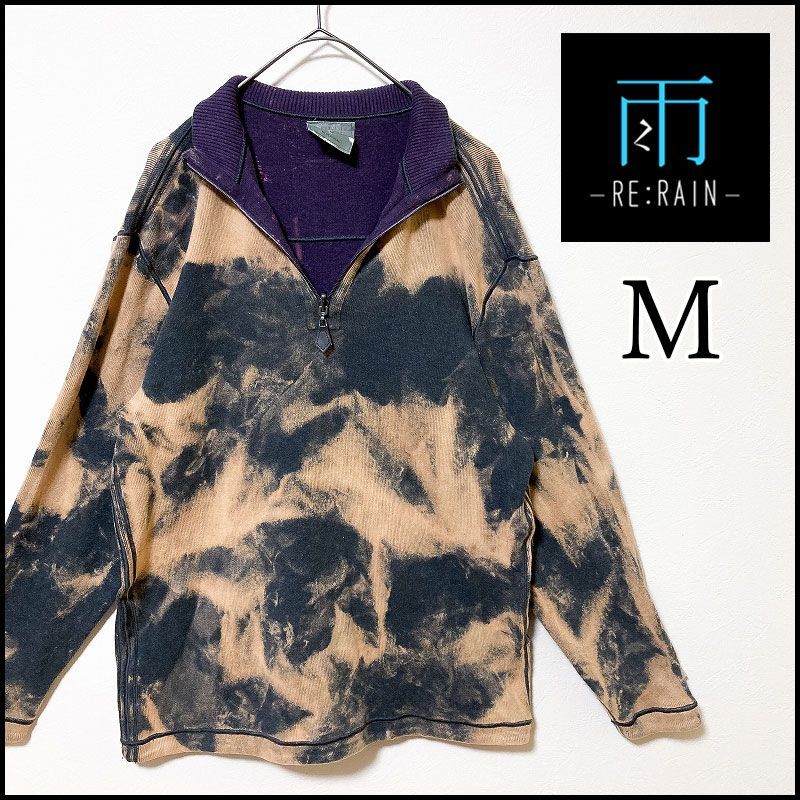 メルカリshops メンズ服タイダイ柄ブリーチトレーナーm 古着屋 エスニック系 ストリート 秋冬
