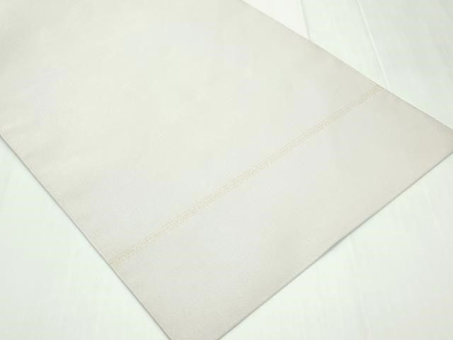 平和屋本店□希少 人間国宝 綴織 細見華岳 八寸名古屋帯 雲 金糸 灰