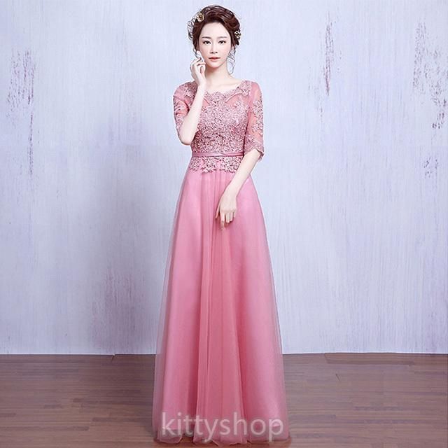 スパンコールの煌びやかな イブニングドレス ビジューにスパンコールの