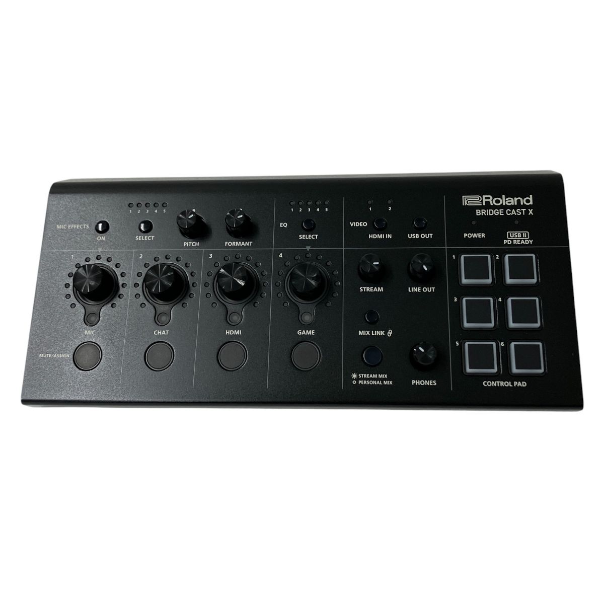 Roland BRIDGE CAST X ゲーミングミキサー Roland BRIDGE CAST X Dual Bus Streaming Mixer and Video