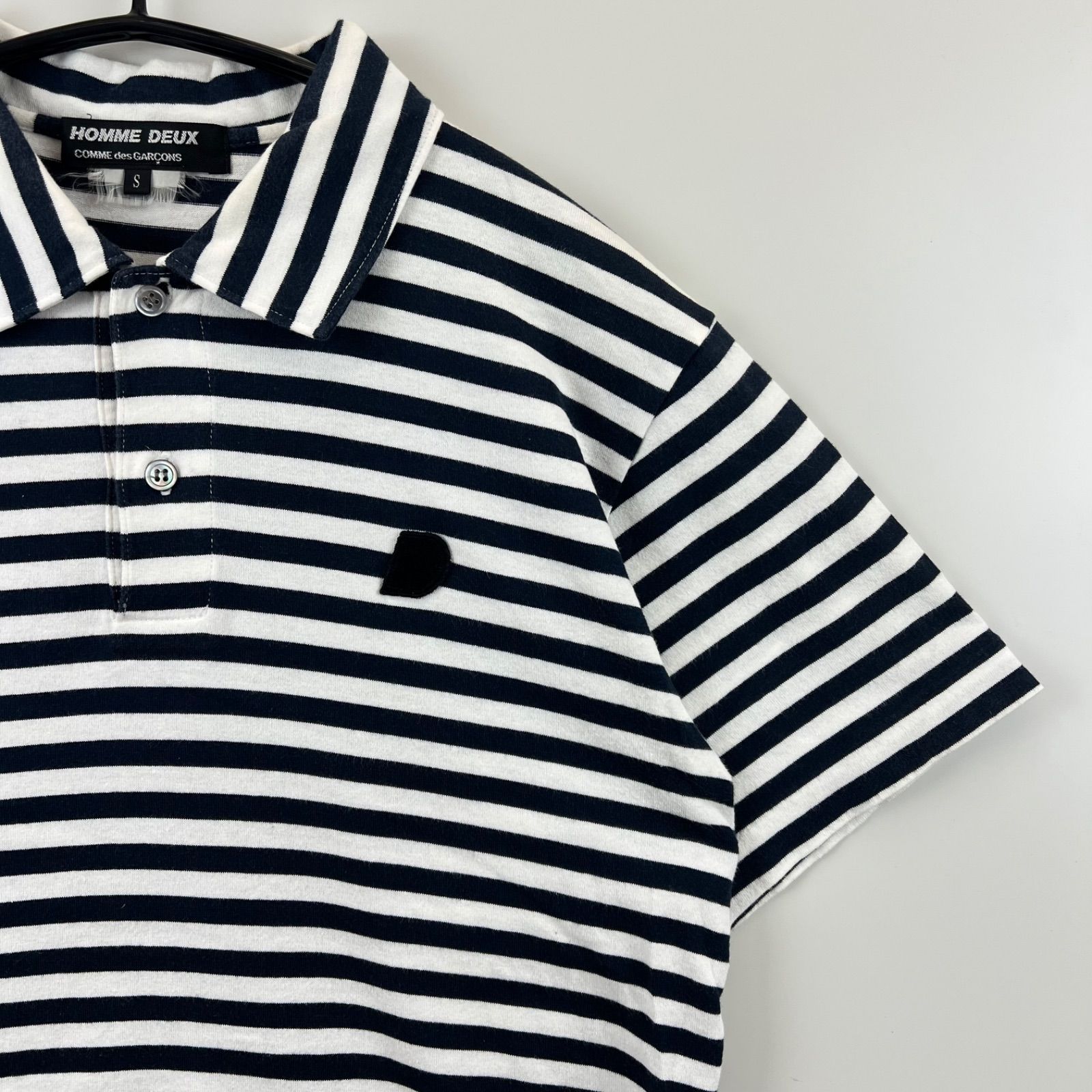 comme des garcons homme deux AD2015 archive cdg stripes polo