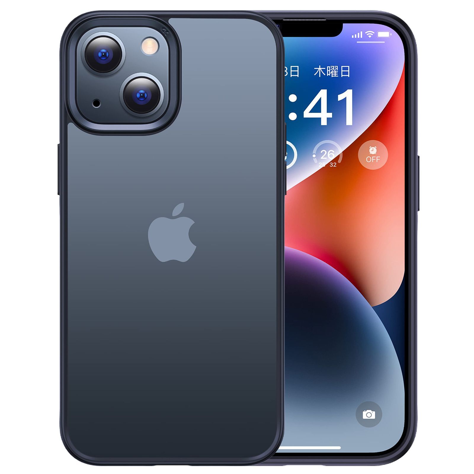 在庫処分】iPhone 14 / 13 用 ケース 耐衝撃 滑り止め 指紋防止 【本体