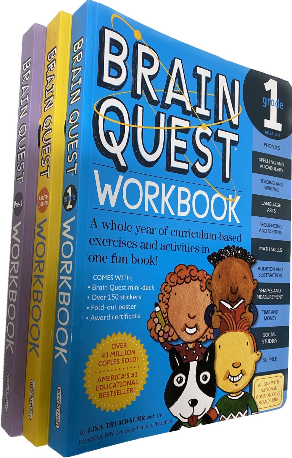 新品】Brain Quest Workbook 3冊セット ブレインクエストワークブック 