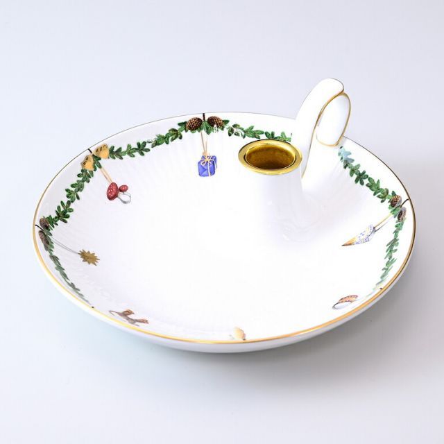 ロイヤルコペンハーゲン スターフルーテッド キャンドルホルダー 日本未発売 2503501 1024778 インテリア オブジェ 置物