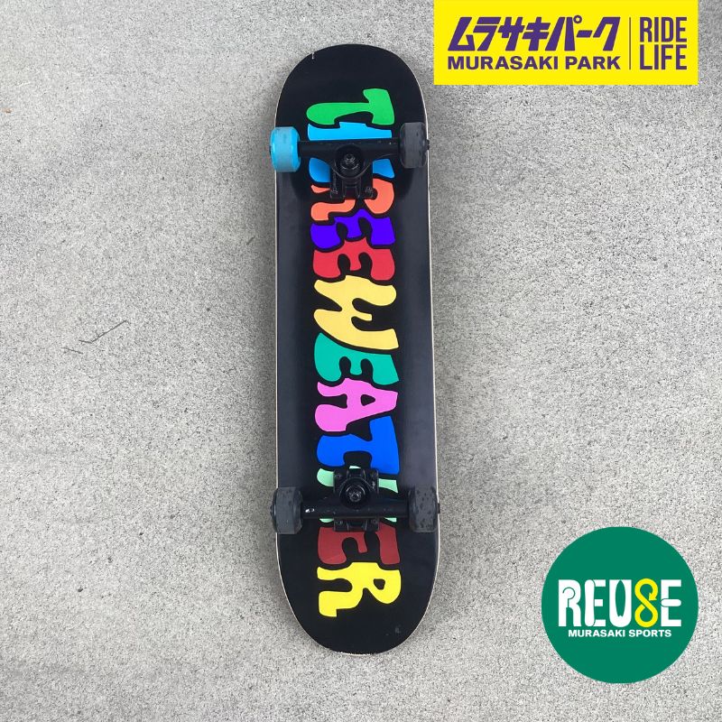 スリーウェザー スケボー コンプリート スケートボード 8インチ THREE