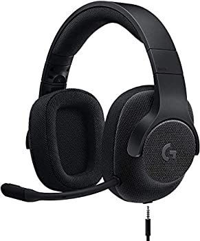 【中古】Logicool G ゲーミングヘッドセット 有線 G433BK 高音質 7.1ch Dolby 3.5mm usb 軽量 ノイズキャンセリング 単一性 着脱式マイク PC/PS4/Switch/