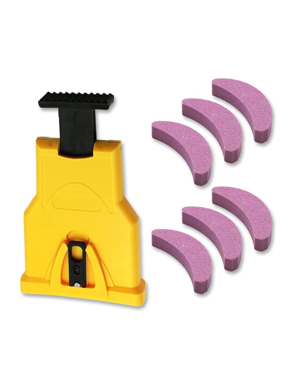 目立て 刃研ぎ 研ぎ器 目立て器 砥石 チェーンソー 道具 セット チェンソー ソーチェーン シャープナー [スロウライド] 黄色