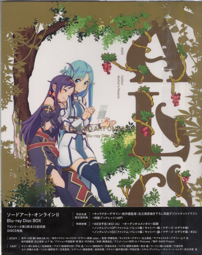 アニメBlu ray ソードアート オンラインII Blu Disc BOX 完全生産 版