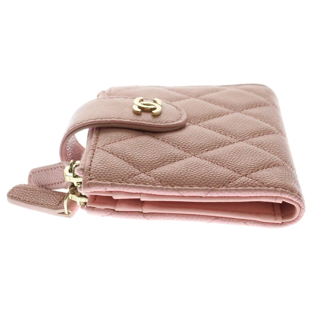 CHANEL (シャネル) マトラッセ クラシック ダブルジップ カードケース  