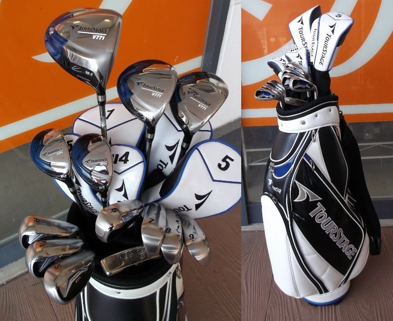 TOURSTAGE V771ゴルフクラブフルセット☆初心者メンズキャディバッグ付 TOURSTAGE V771ゴルフクラブフルセット☆初心者メンズキャディ