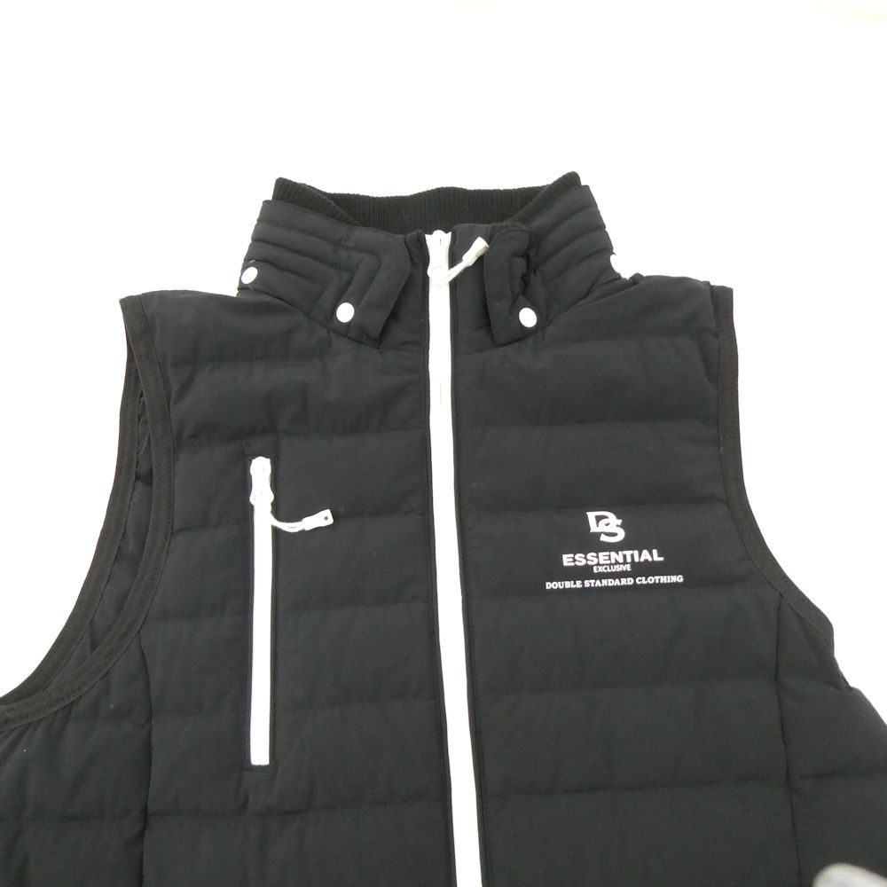 ダブルスタンダード　38サイズ　黒 ダウンベスト ノースリーブ 美品 DOUBLE STANDARD CLOTHING ダブルスタンダードクロージング