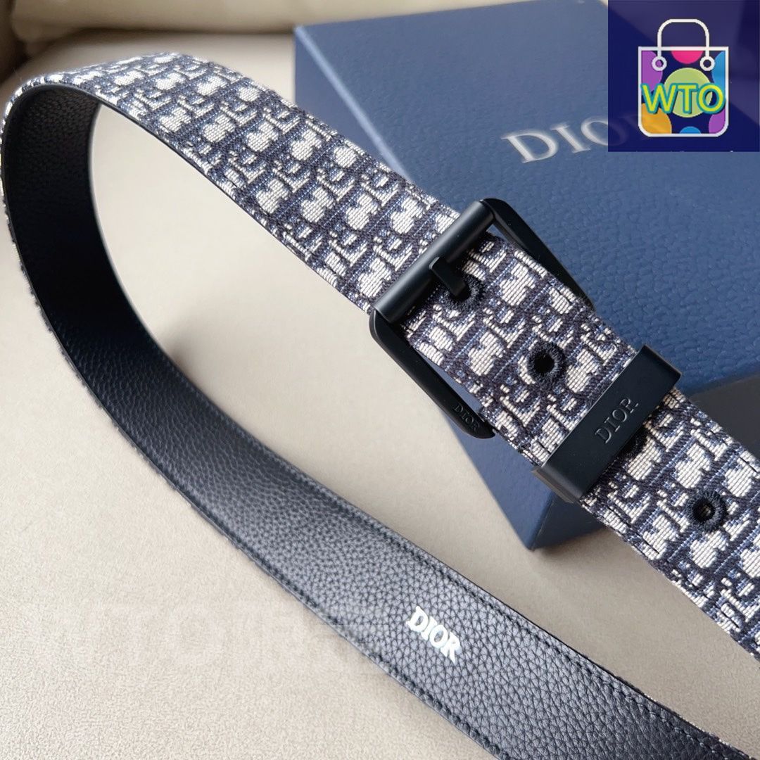 新品未使用　DIOR　ディオール　ベルト　92-102ｃｍ Dior ディオール ベルト - メルカリ