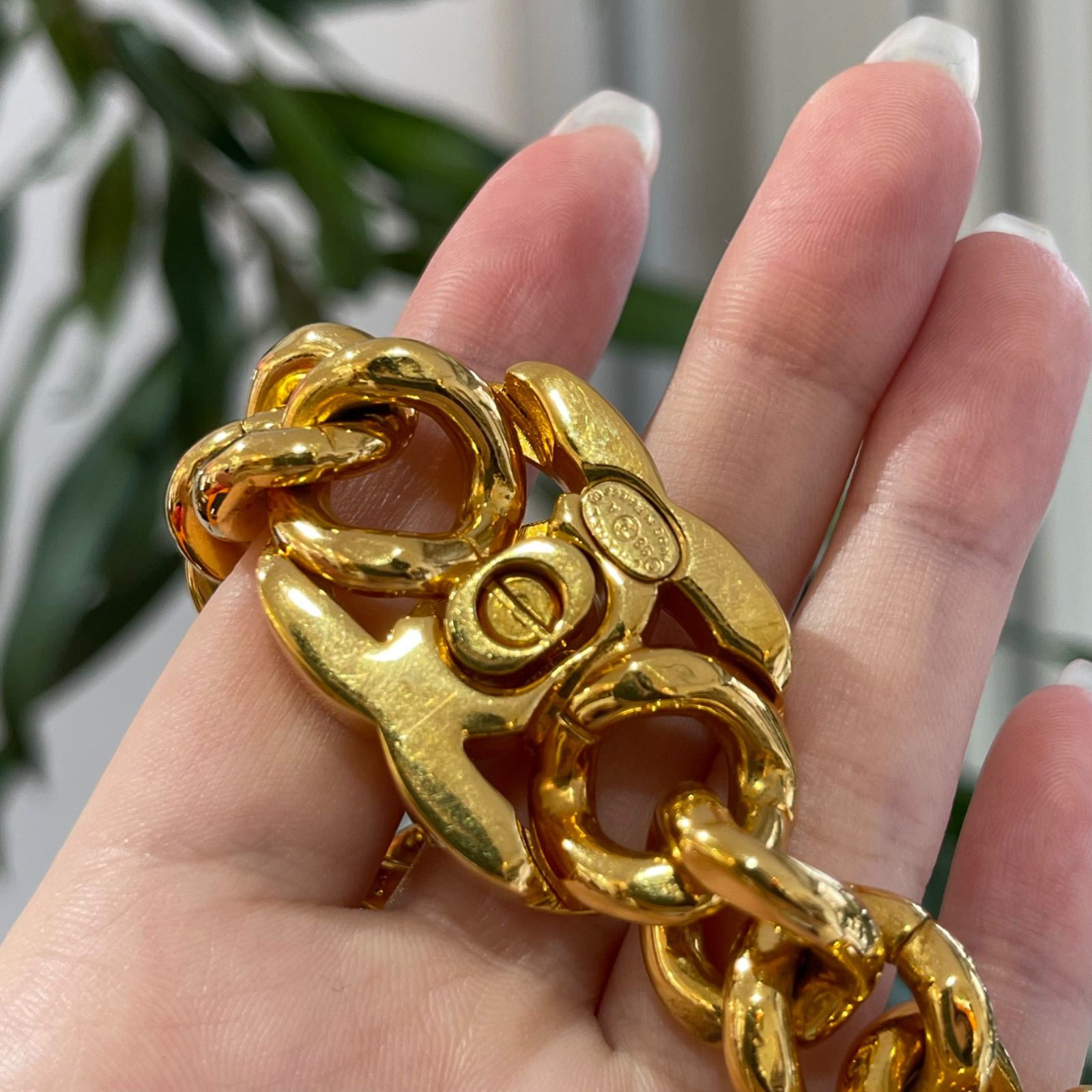 シャネル CHANEL ブレスレット 金属素材 ゴールド ココマーク 新着 20240502 シャネル CHANEL アクセサリー（腕） ブレスレット 金属素材×化学繊維