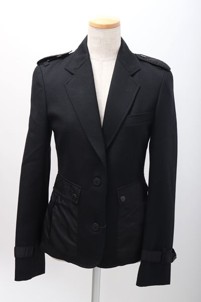 BURBERRY LONDONバーバリーロンドン エポレット付きウールジャケット