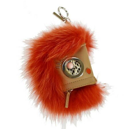 中古】 超美品 フェンディ FENDI モンスター バッグチャーム