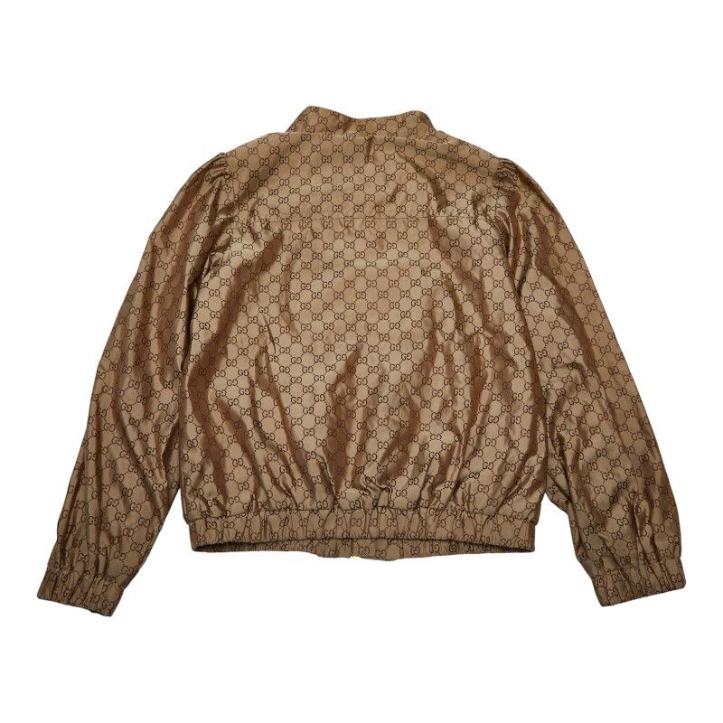 グッチ GGナイロン トラックジャケット ウインドブレーカー サイズ 6 ベージュ ナイロン ポリエステル キッズ GUCCI 1-0237721