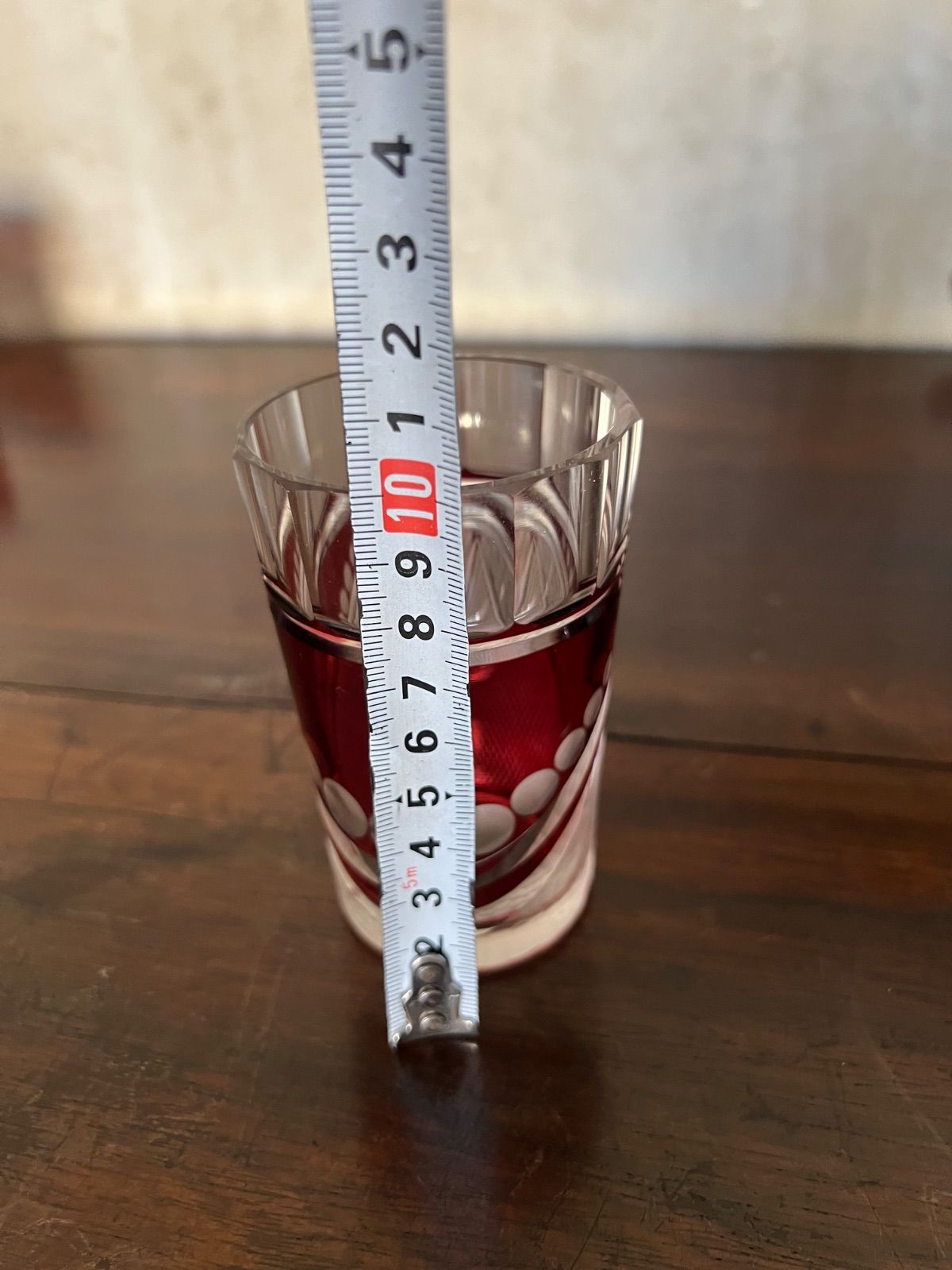 ヴィンテージ 赤切子 グラス 6P セット - メルカリ