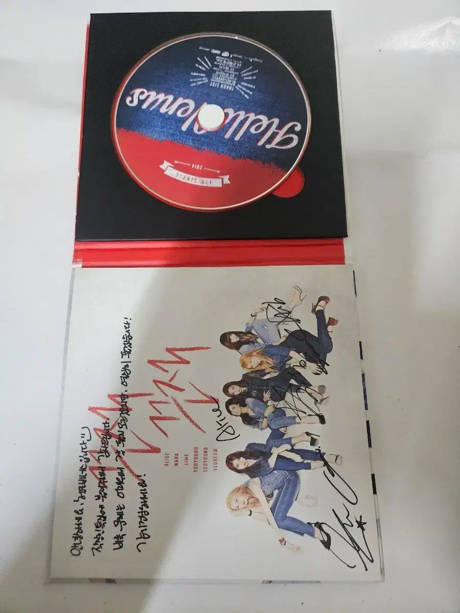 未販売) ハロービーナス Hello Venus 4th シングルサイン cd