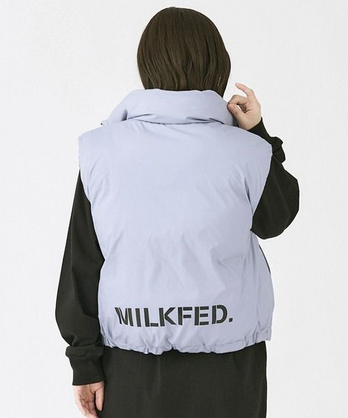 アウター ベスト ミルクフェド MILKFED REVERSIBLE PUFFER VEST